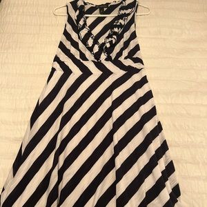 INC International Concepts navy and white dress. Size M